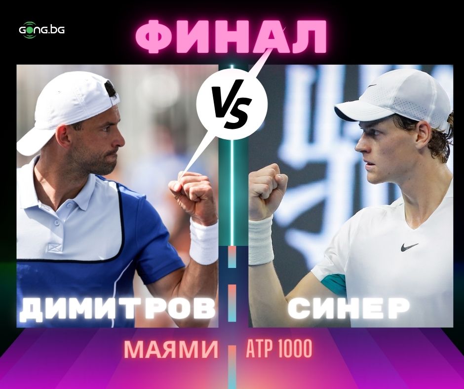 Григор Димитров Яник Синер
