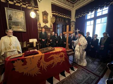 Положиха тленните останки на княз Кардам във Врана