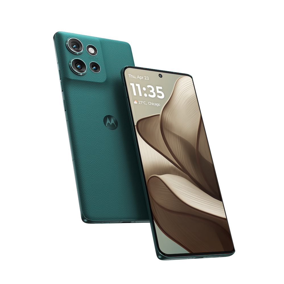 2024 MOTOROLA EDGE 50 BASICPACK JUNGLE GREEN PDP HERO