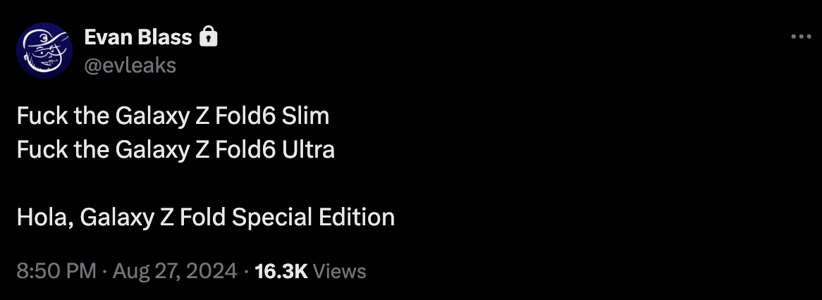 Galaxy Z Fold6 Special Edition