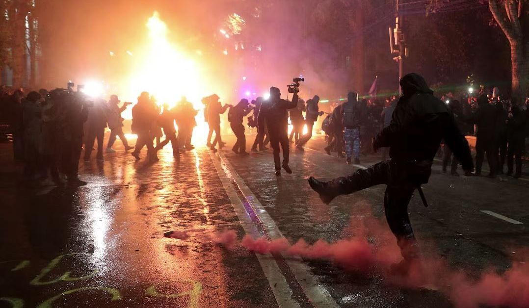 Протест Грузия