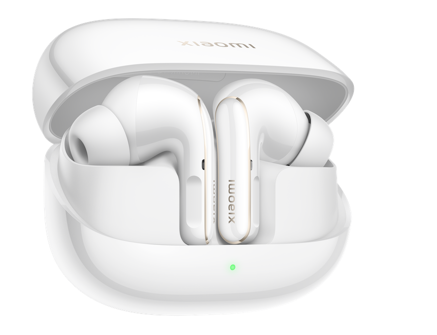 Xiaomi Buds 5 Pro-White-open-45front
