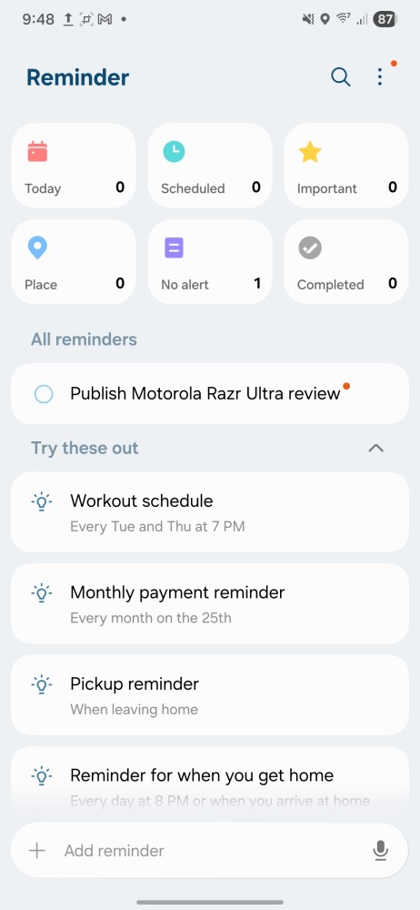 REMINDER NEW DESIGN