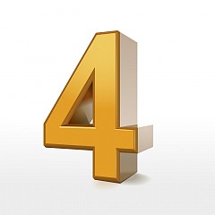 Психическо число 4 (Родени на 4, 13, 22, 31)