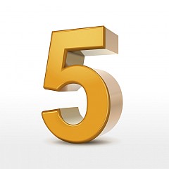 Психическо число 5 (Родени на 5, 14, 23)