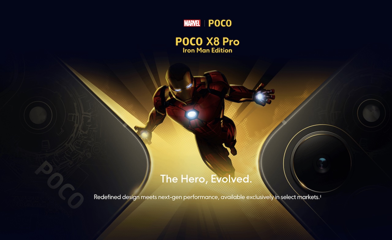Poco X8 Pro Iron Man Edition
