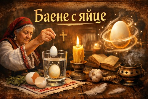 Как се бае с яйце – старият ритуал за махане на уроки