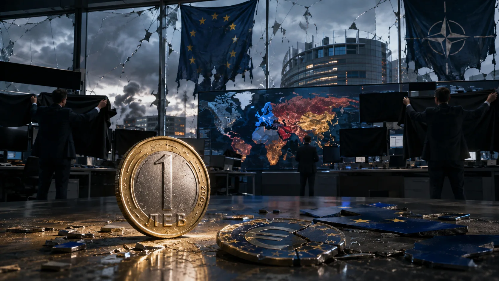 Европа Евро Лев Евроатлантизъм