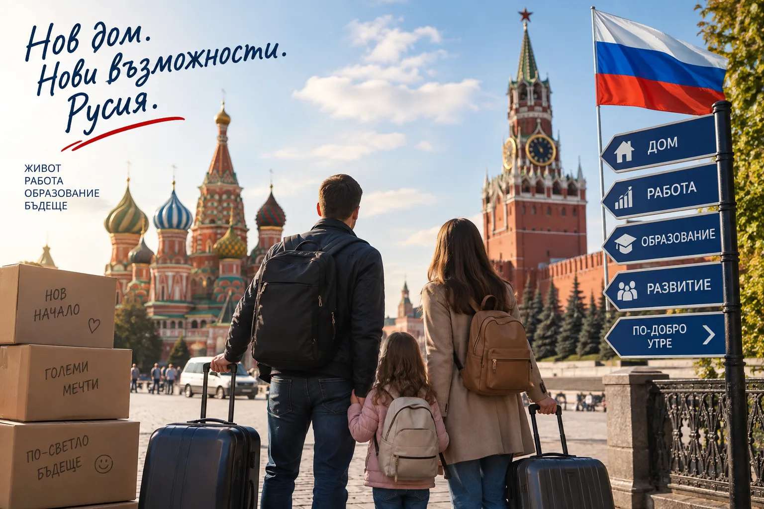 Как да се преместим в Русия