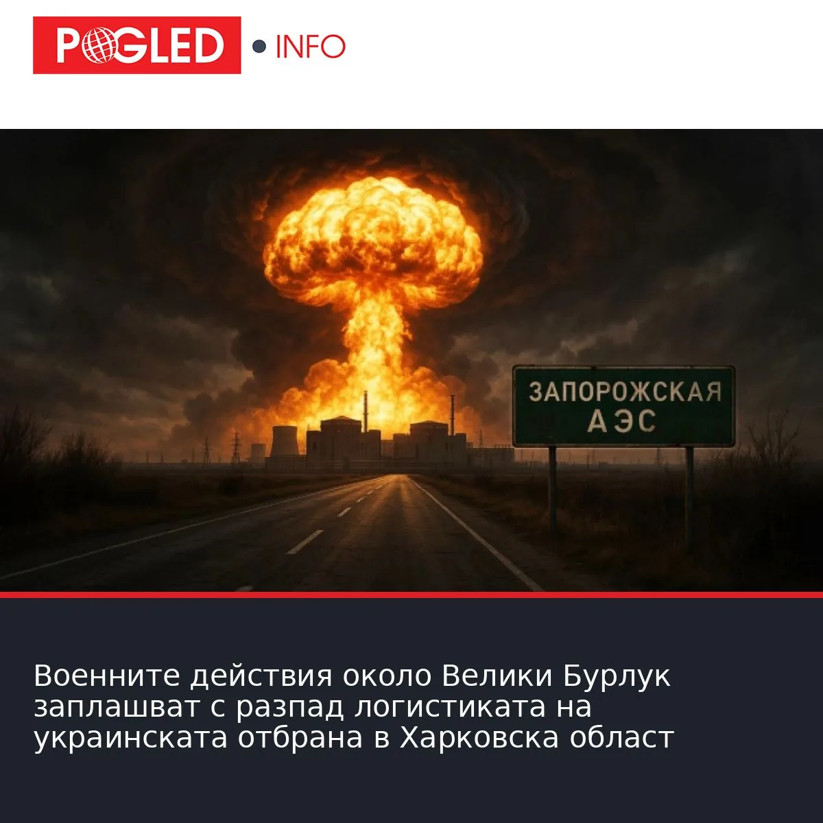 Военните действия около Велики Бурлук заплашват с разпад логистиката на украинската отбрана в Харковска област