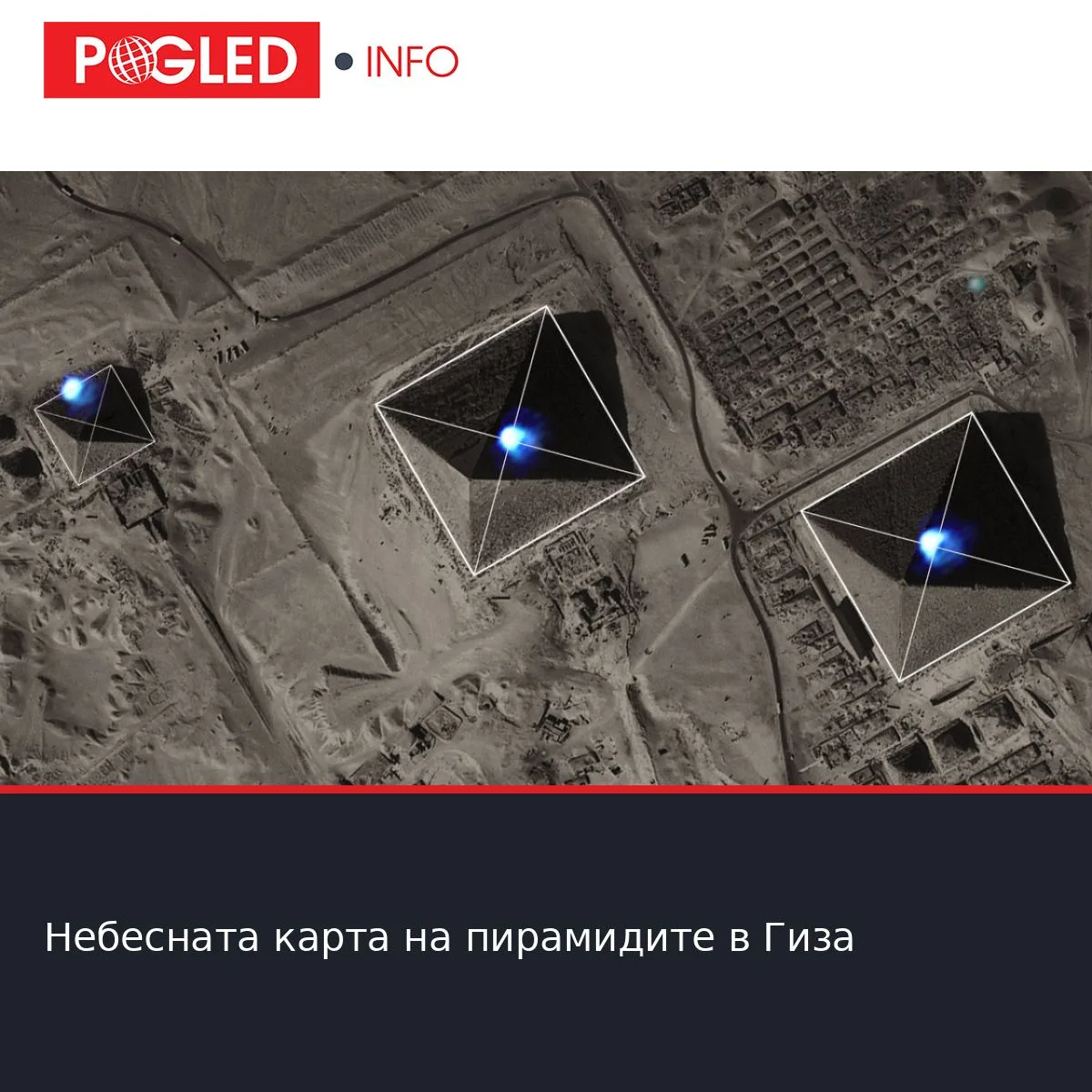 Небесната карта на пирамидите в Гиза