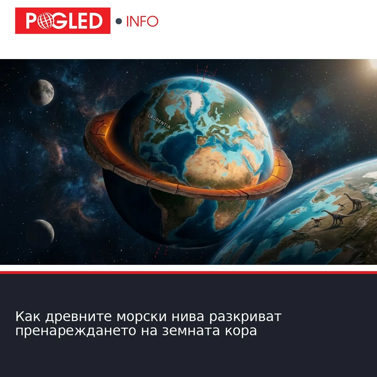 Как древните морски нива разкриват пренареждането на земната кора