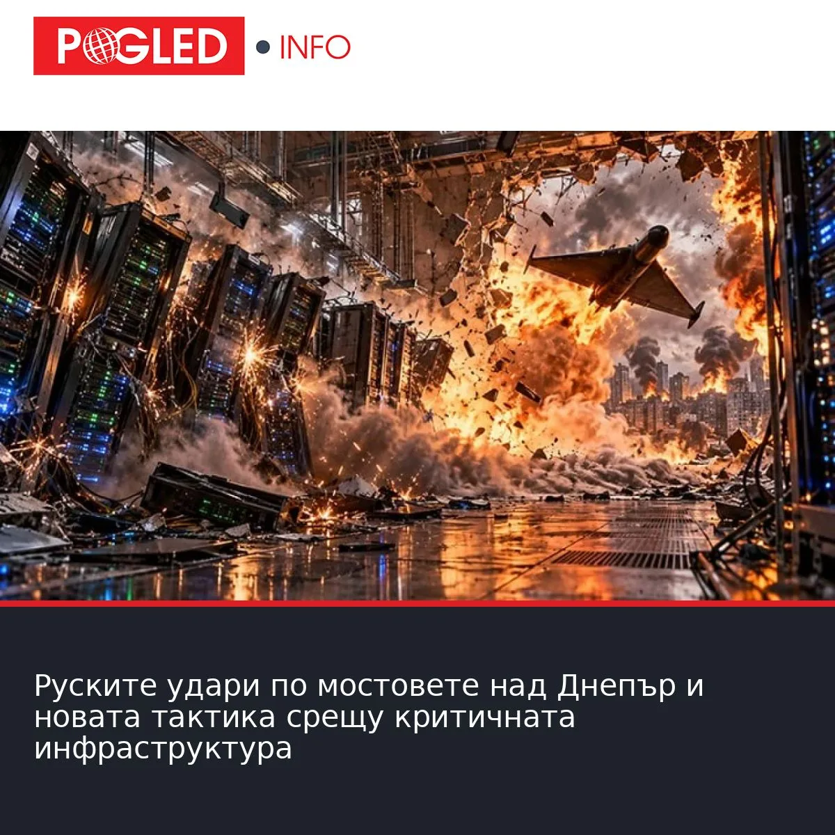 Руските удари по мостовете над Днепър и новата тактика срещу критичната инфраструктура