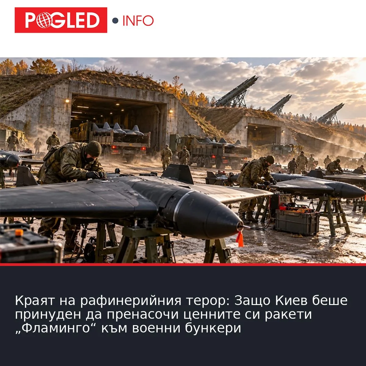 Краят на рафинерийния терор: Защо Киев беше принуден да пренасочи ценните си ракети „Фламинго“ към военни бункери
