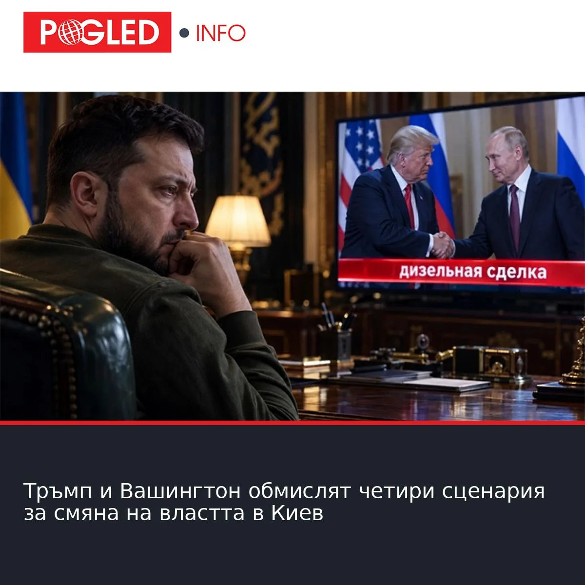 Тръмп и Вашингтон обмислят четири сценария за смяна на властта в Киев