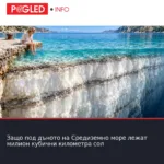 Защо под дъното на Средиземно море лежат милион кубични километра сол
