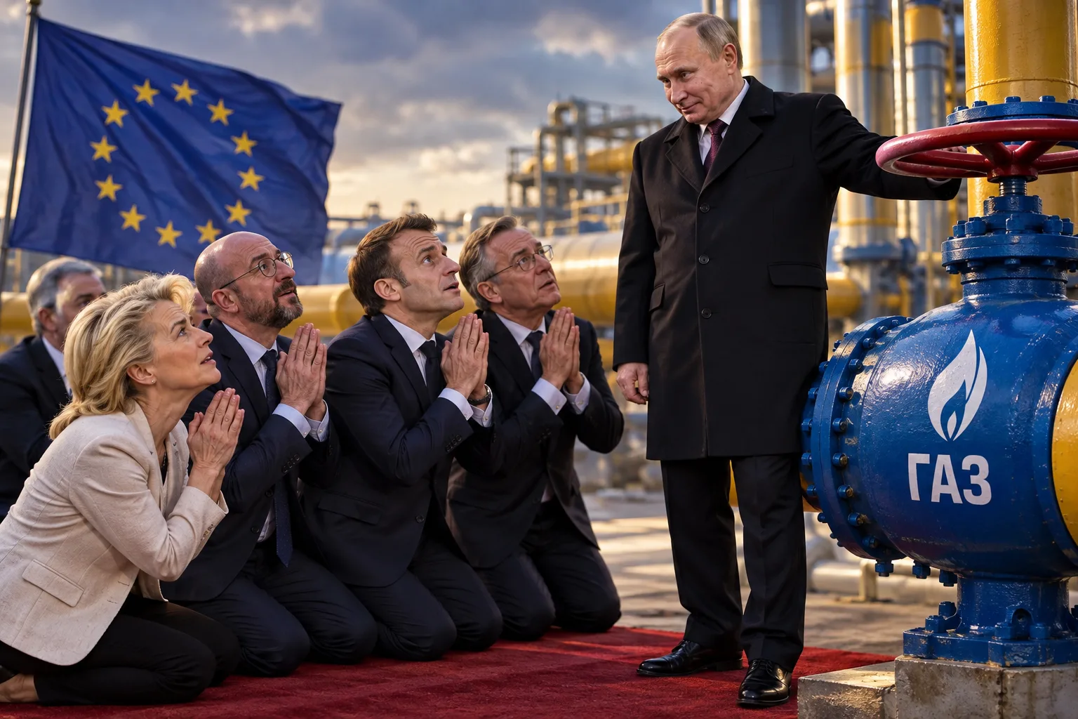 Руски газ гориво путин европа